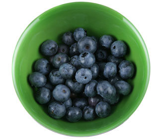Bowl of Blueberries 