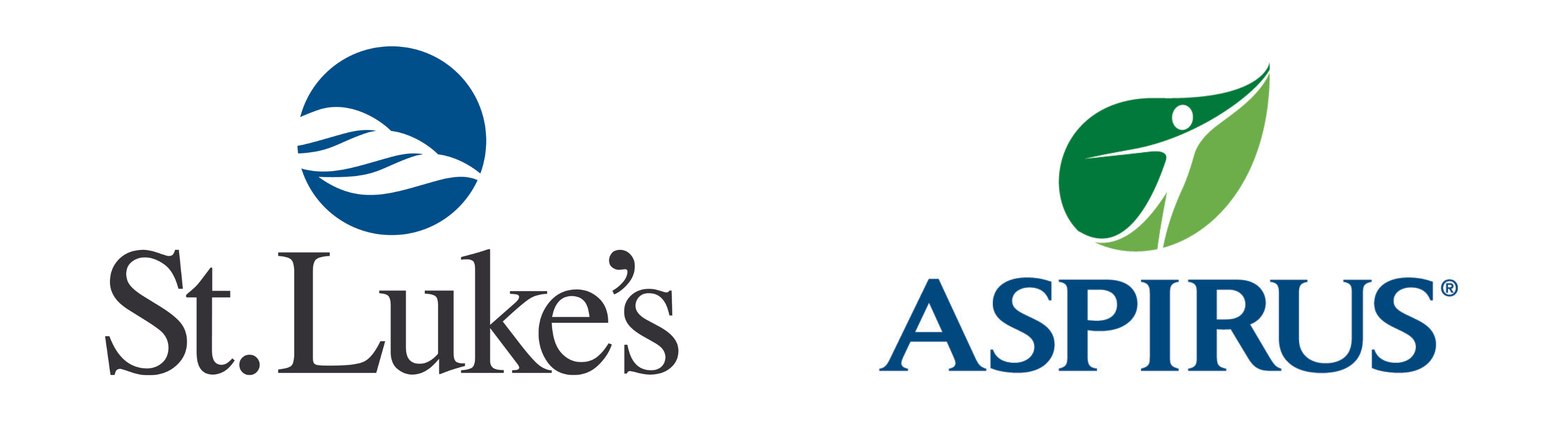St. Luke's and Aspirus Health logos