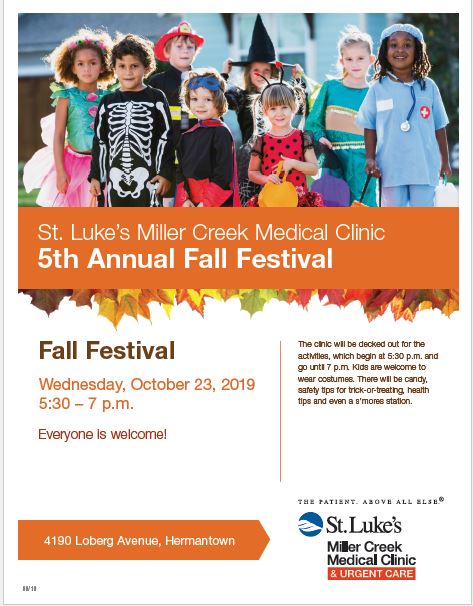 St. Luke's Miller Creek Medical Clinic 5th Annual Fall Festival