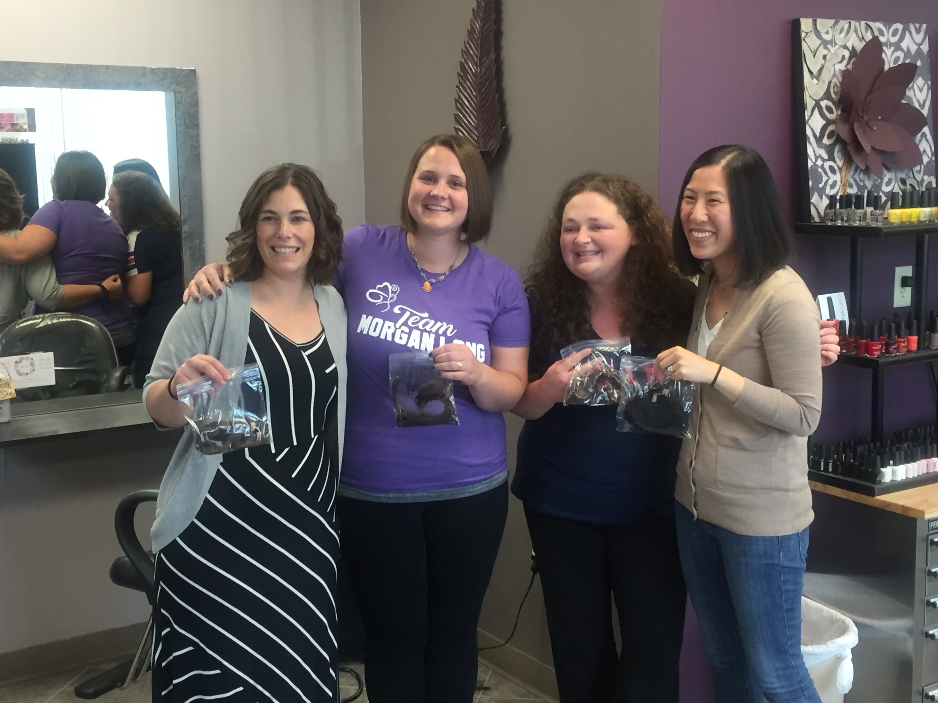 St. Luke's & Trends Day Spa & Salon Hair Donation Drive