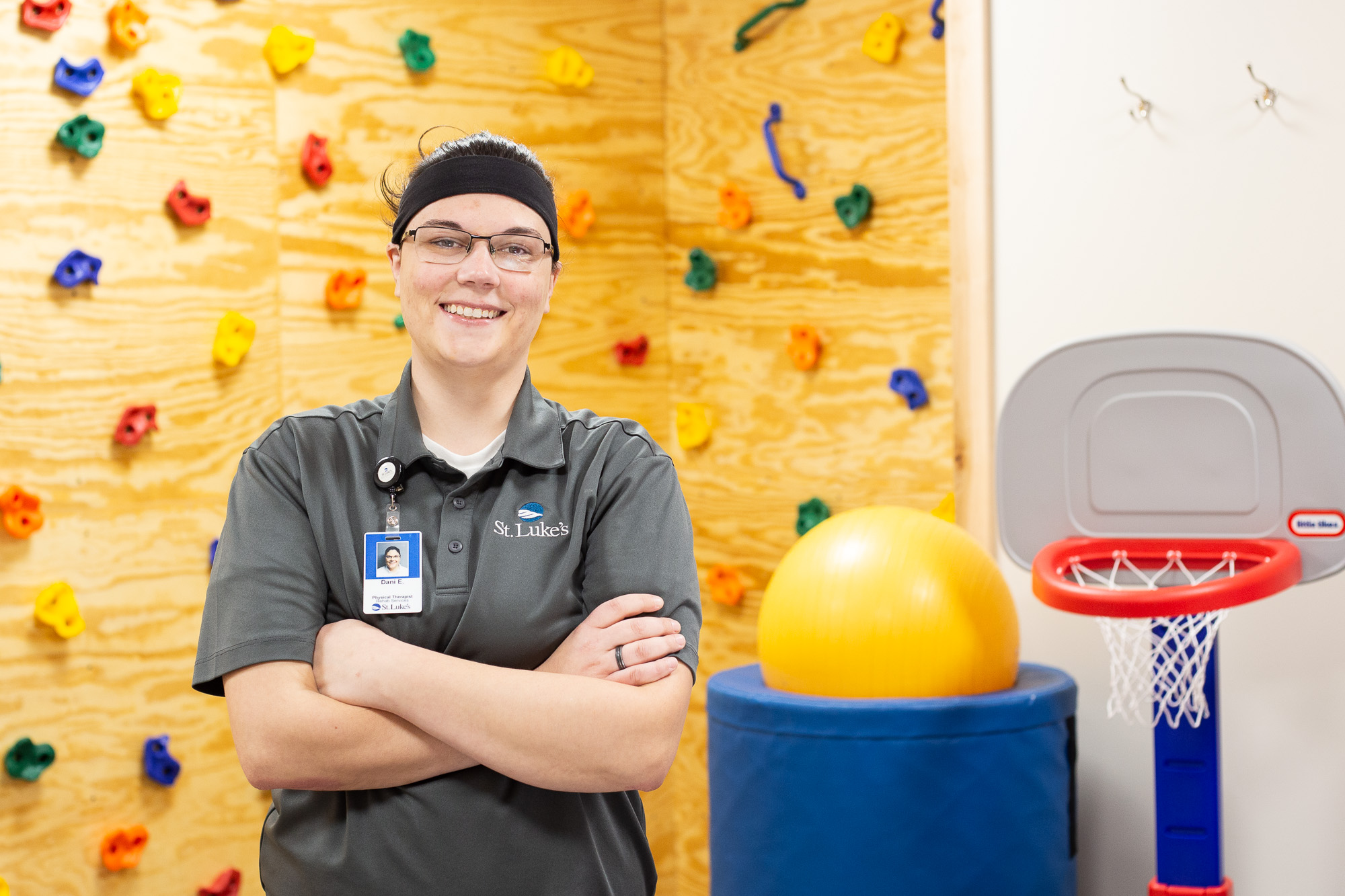 Physical Therapist Dani Edin, DPT, loves helping little ones be the best they can be.