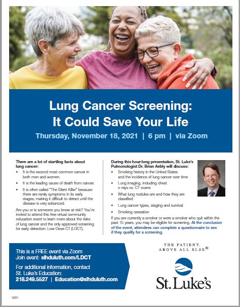 Lung Cancer Screening, St. Luke's