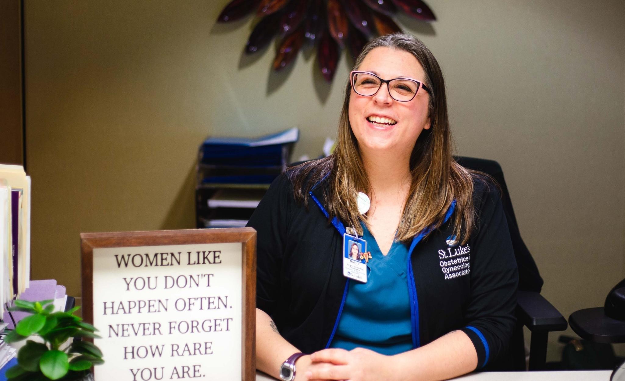 St. Luke's | Molly, OB-GYN Surgery Scheduler