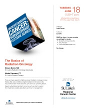 Understanding Cancer Survivorship Lecture Series Flyer