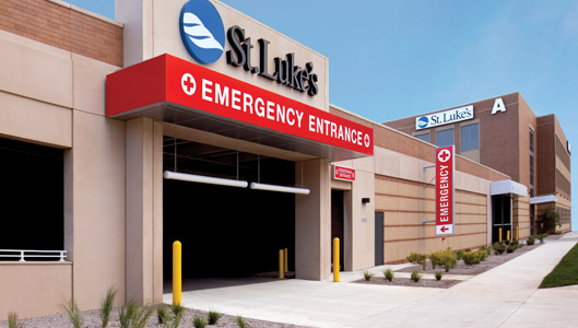 A view of the new emergency department lobby.